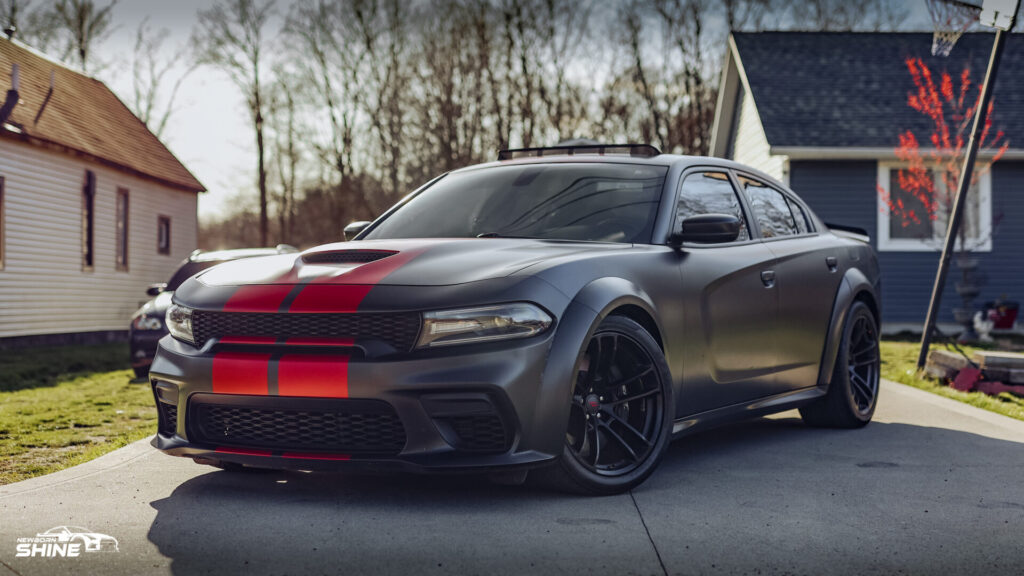 2020 Dodge Charger Scatpack Auto Detailing and Ceramic Coating - Driver Front Half Far
