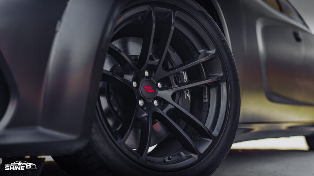 2020 Dodge Charger Scatpack Auto Detailing and Ceramic Coating - Driver Front Wheel Mid