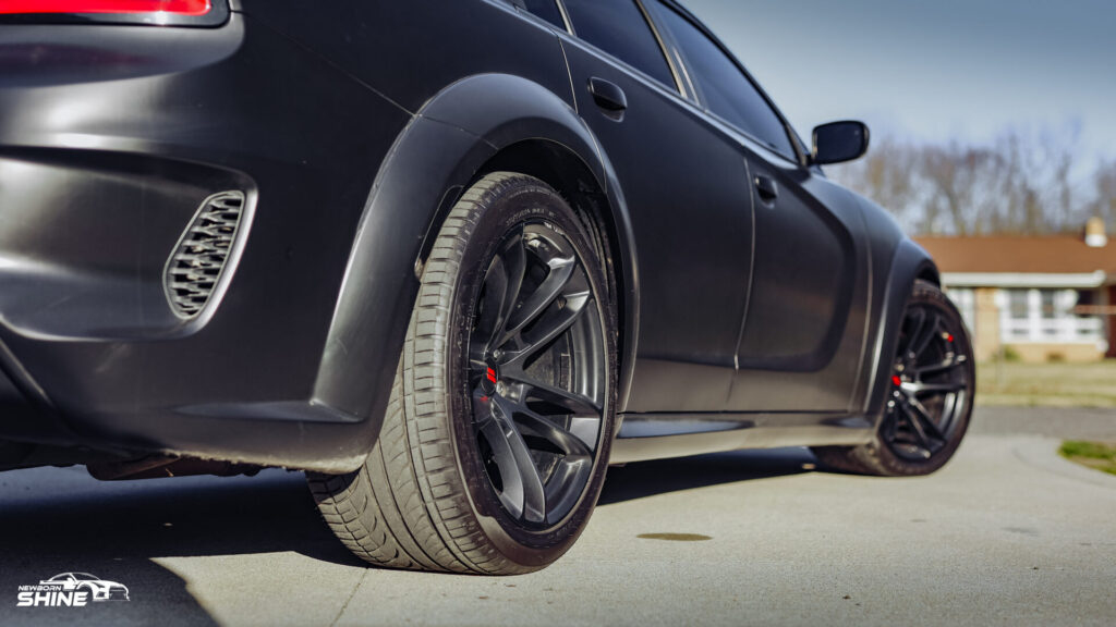 2020 Dodge Charger Scatpack Auto Detailing and Ceramic Coating - Passenger Half Rear Mid 2