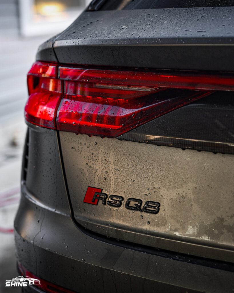 2020 Grey Audi RSQ8 Auto Detailing - Driver Rear Logo Mid