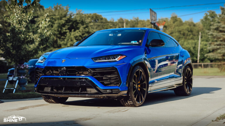 2021 Lamborghini Urus Auto Detailing and Ceramic Coating - Driver Front Half Far 3